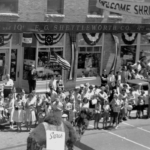 E.G. Shettleworth's during a Shriner's parade c. 1960. From FHS Collection 100