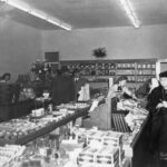 Interior of E.G. Shettleworth's on opening day, December 1946. FHS Coll 100.
